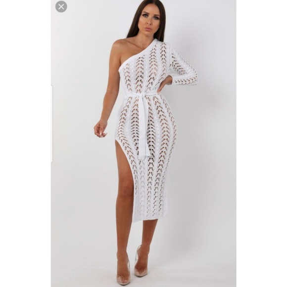 White One Shoulder Dress